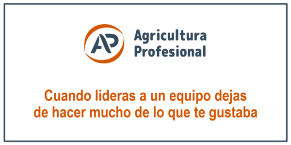 Cuando lideras a un equipo dejas de hacer mucho de lo que te gustaba